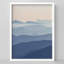 Nuage, horizon et dégradé bleu, chaîne de montagnes, nature, illustration, petit décor, œuvre d'art moderne-101376248-101376244