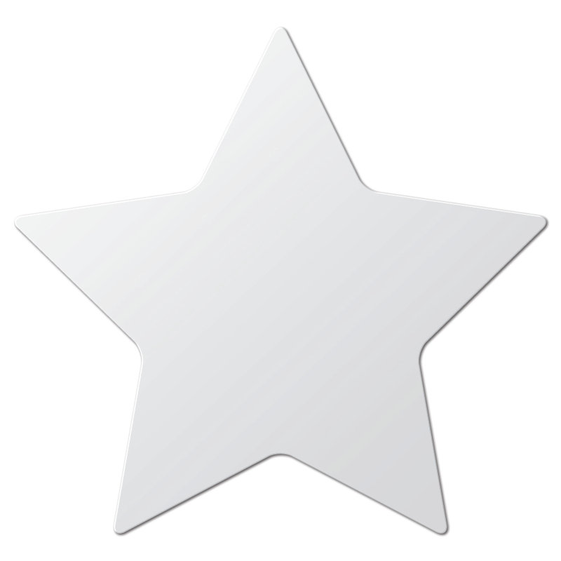 Flat Wall Mirror, 59.5cm H x 56.7cm W x 0.3cm D