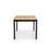 Rectangular Teak Solid Wood Outdoor Dining Table Yes , 59 " W 35.5 " D