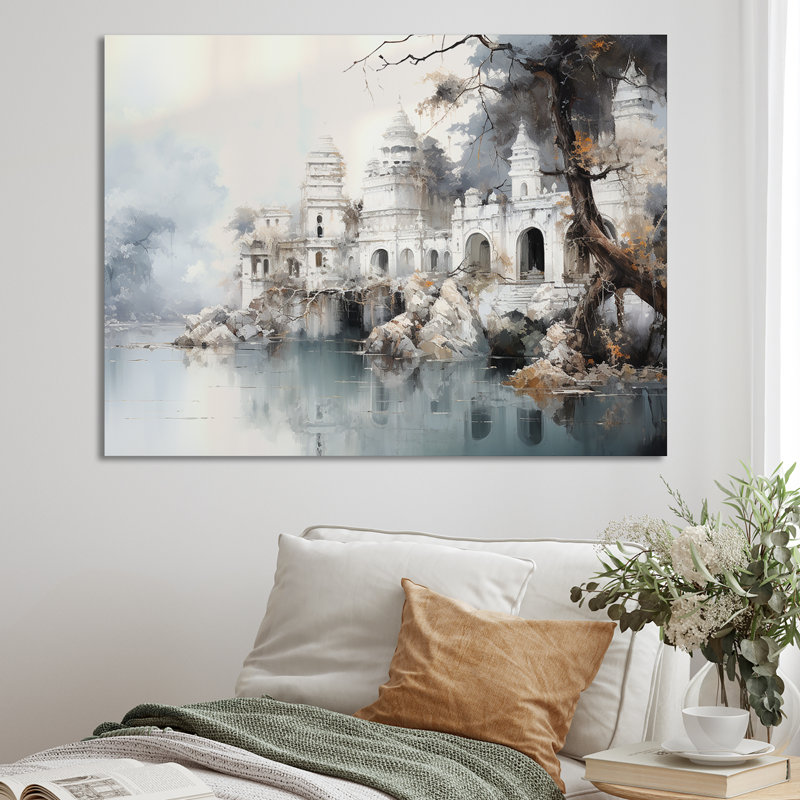 «Hinduism Ashrams Quiet Quartz Indian Expression», reproduction sur toile, H 12 po x l 20 po x P 1 po, Toile tendue