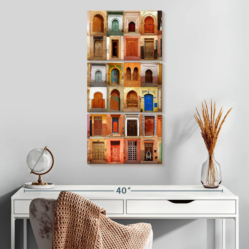 Portes marocaines, H 32 po x l 15 po