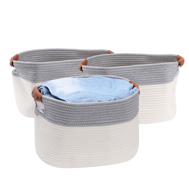 Ensemble de paniers en tissu