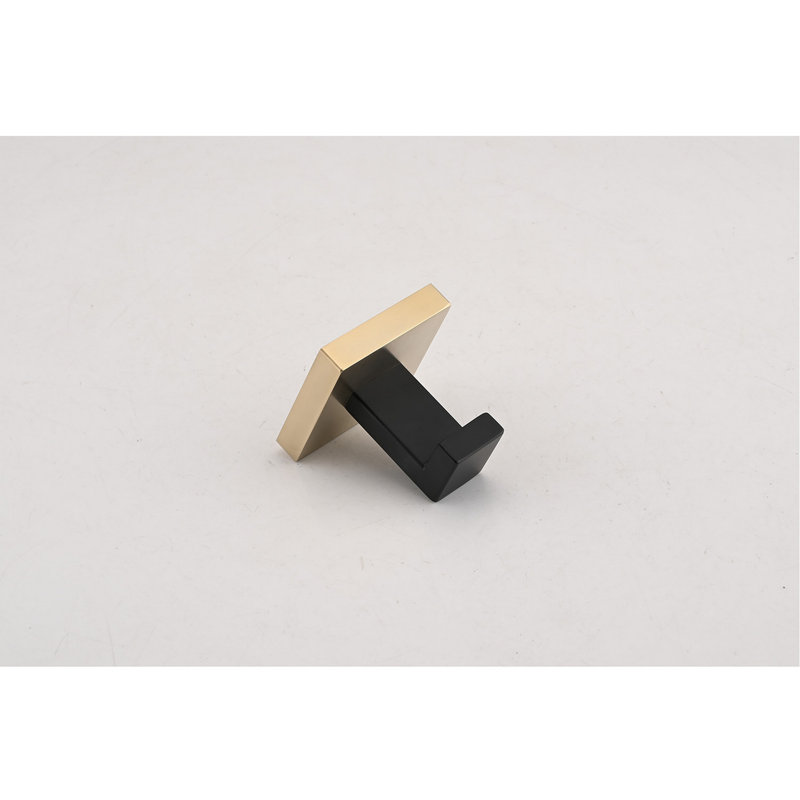 4 - Piece Bathroom Hardware Set, Gold/Matte Black