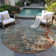 Machine Washable Indoor/Outdoor Cinead ACN1702 Seafoam Rug