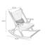 Chaise berçante en bois massif Nordic-100720464