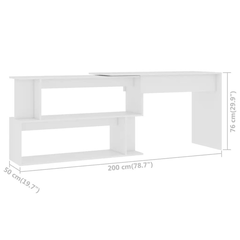 Anastazja Writing Desk, White