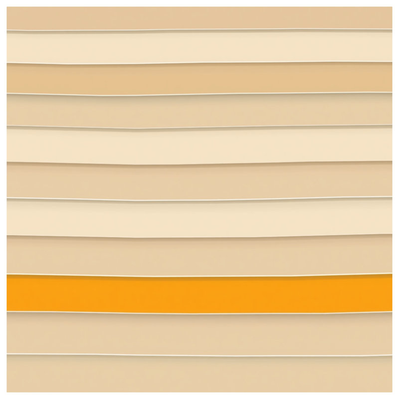 Coussins décoratifs à rayures beige et orange, 18 x 18 pouces