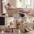 Coamhan 31.5" Wide Genuine Leather Modern Power Recliner with Swivel and Glider-277058050