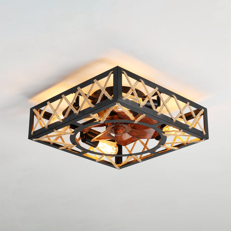17.66'' Ceiling Fan with LED Lights