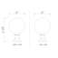 Luminaire suspendu à 1 lumière H 17,75 po Arshika-227251301