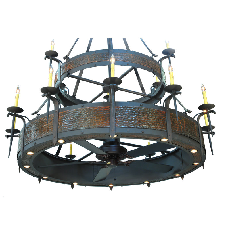 Rustic Lodge 34 - Light Chandelier