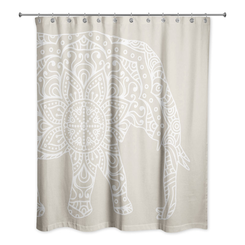 Shower Curtain, Beige
