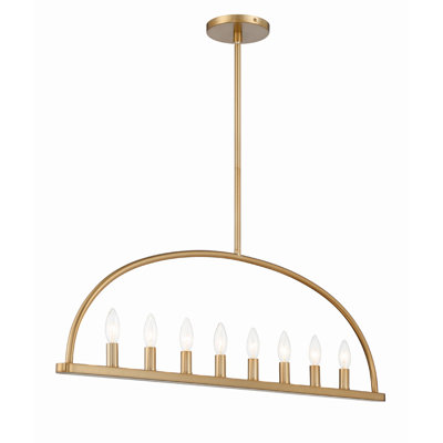 Lustre géométrique à 8 lumières Contra Aleena
