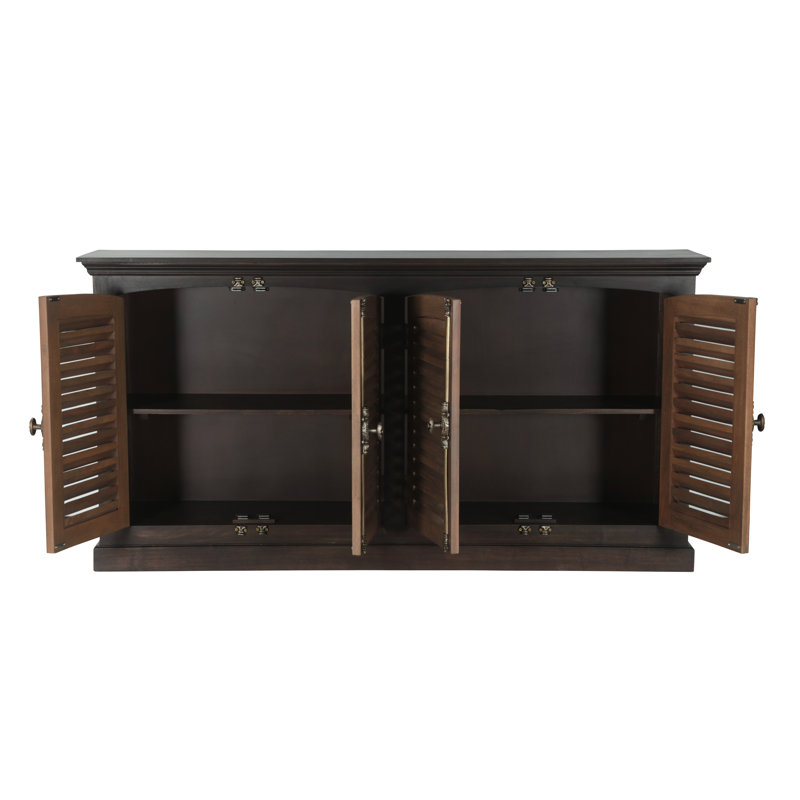 Buffet en bois massif à 4 portes