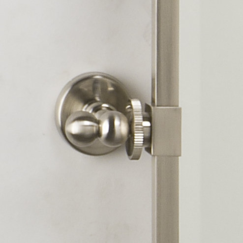 Ilford Metal Wall Mirror, Satin Nickel