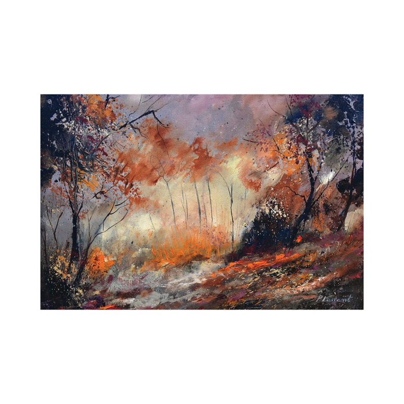 Autumn In The Wood by Pol Ledent - Wrapped Canvas Gallery-Wrapped Canvas Giclée, 20.32 cm H x 30.48 cm W