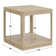 Mariet Wood End Table with Shelf