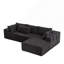 Ensemble de canapé modulaire rembourré Modern Chenille