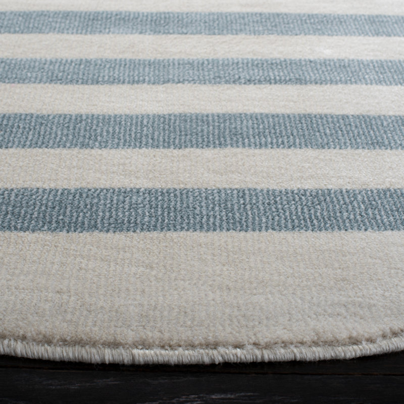 Espalda 300 Performance Striped Rug, Round 6'7"
