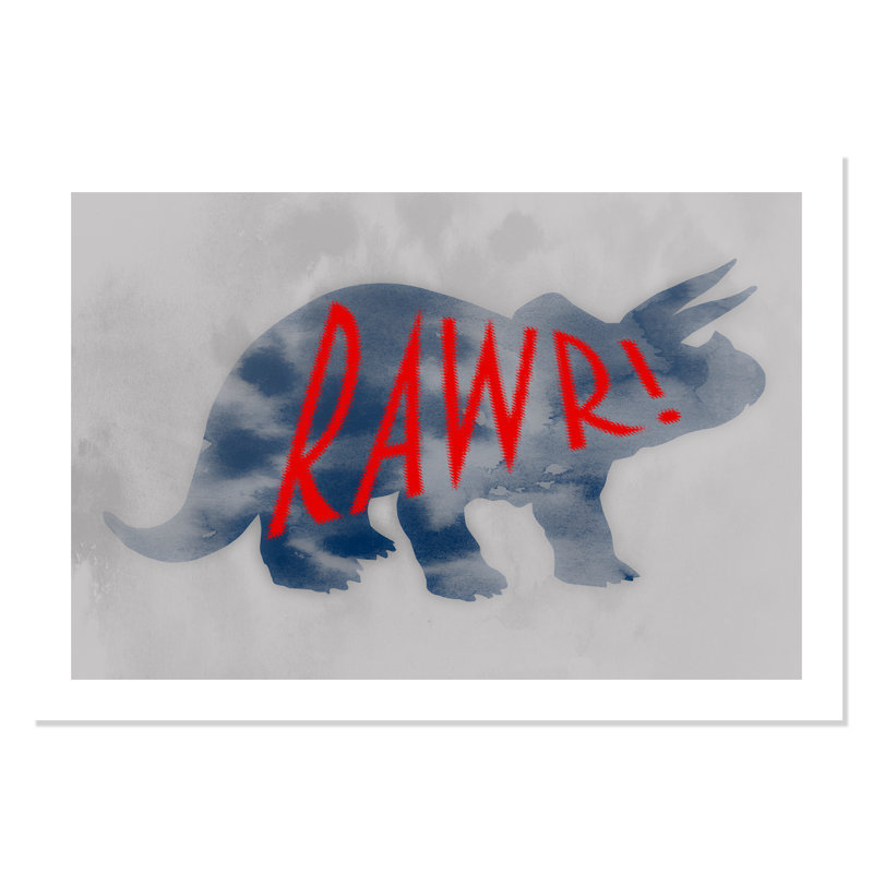 Dino Rawr Art, H 28 po x l 40 po x P 1 po, Papier