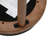 Modern Upholstered Bar Stool Without Backrest With Gold Ring Stirrups-108352743