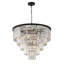 Lustre rond en cristal 15 lumières Transitional-1298608859