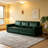 Chesterfield King Pull Out Sofa Bed, 3-In-1 Faux Leather Convertible Sleeper With Nailhead Trim & Rolled Arm, Multi-Functional And Stylish-65324290