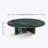Luxury Green Natural Marble Coffee Table, Genuine Stone Living Room Centerpiece With Unique Veining-512212415