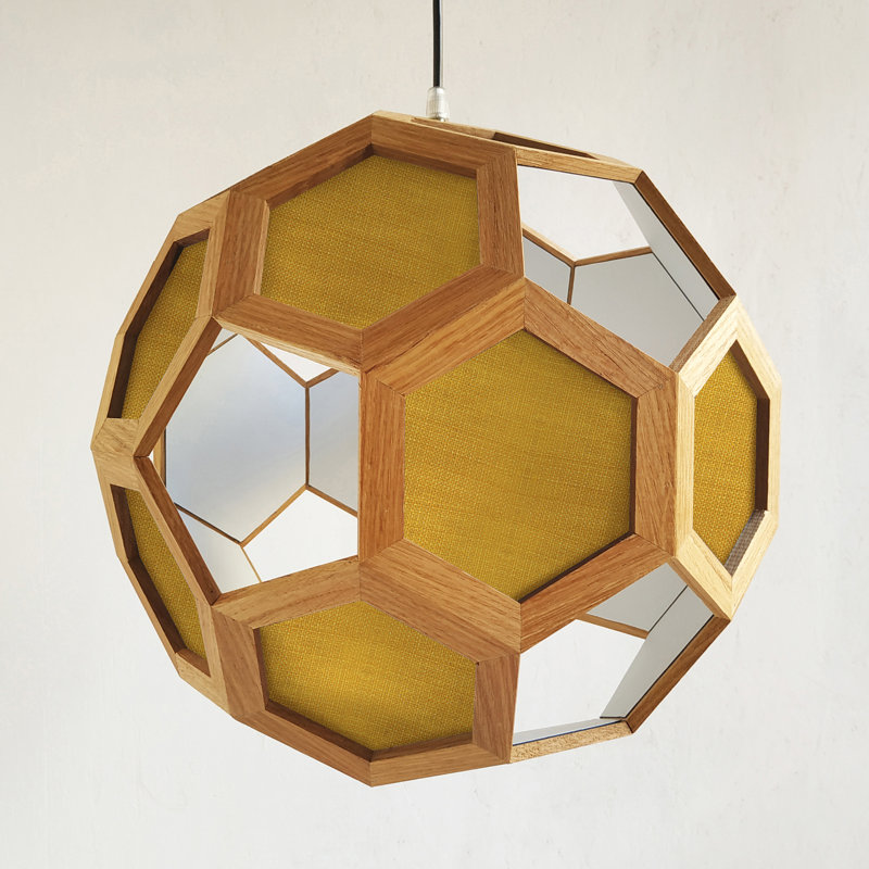 Chevalier 1 - Light Oil Pendant, Light Oak/Yellow