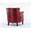 Fauteuil club rouge Hadley