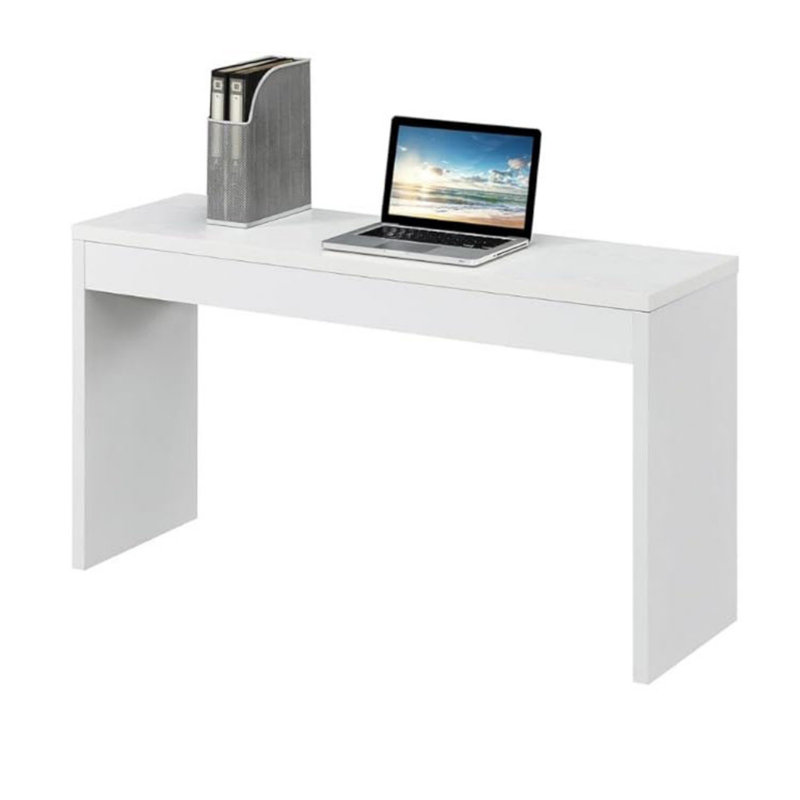 Console Desk Table, White