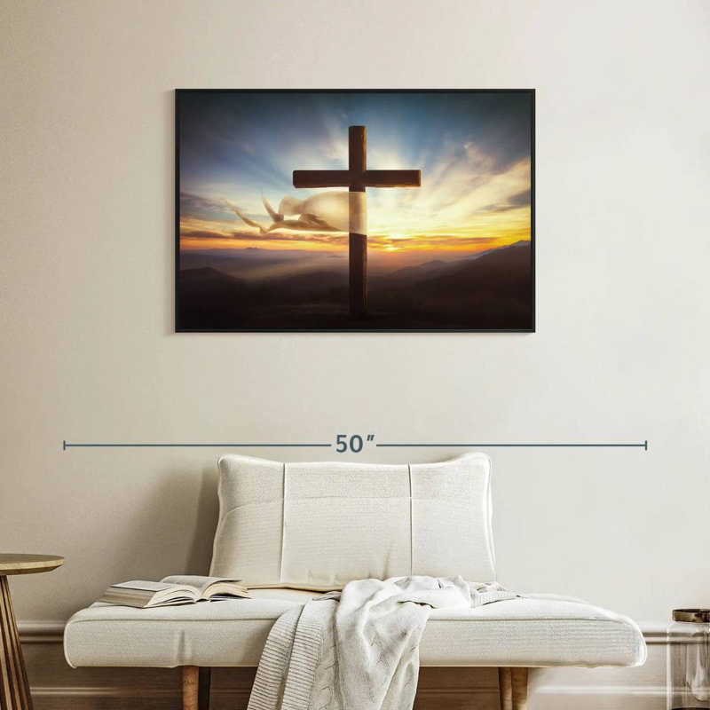 Adella Holy Cross, 25" H x 37" W