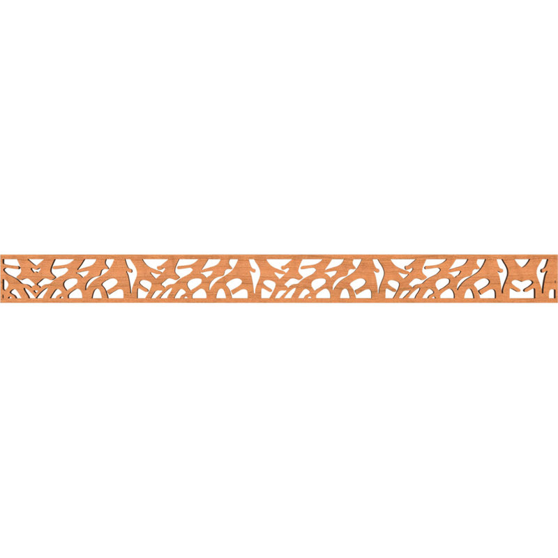 Moulure Manton, H 4 po x l 46,375 po x P 0,375 po, Cerisier