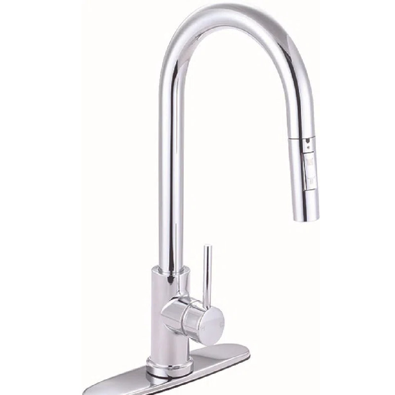 Banner Faucets Castille Pull Down Touch Kitchen Faucet, Chrome
