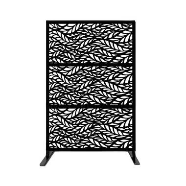 Metal Privacy Screen, Laser Cut Decorative Steel Privacy Panel Metal F –  MountainSnowArts