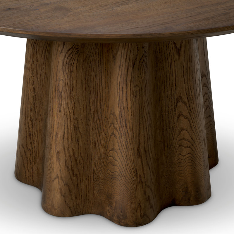 Papyrus Dining Table, Dark Brown Oak