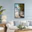 «Blue Surfboard Coastal Blur», estampe numérique, design par LSR Design Studio-1427654239-1427654237
