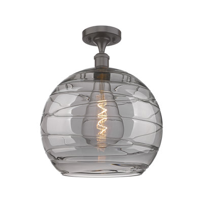 1 - Light Semi Flush Mount