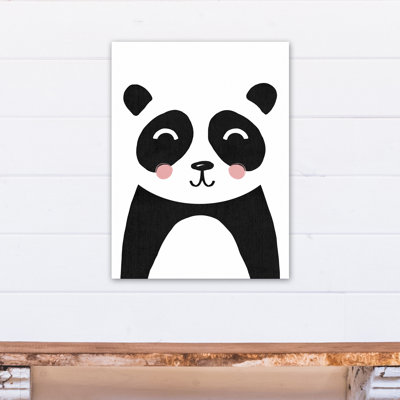 Art sur toile jolie panda Euben
