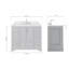 Ensemble de meuble-lavabo simple 42,25 po avec plateau en quartz Abshire-94668874-138338156