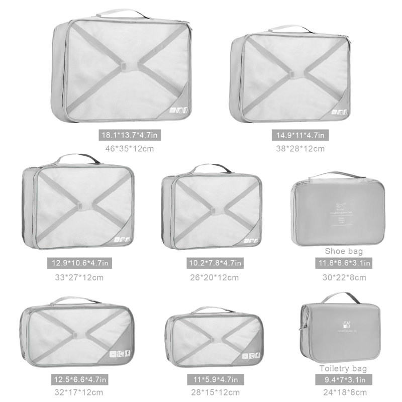 Rebrilliant Fabric Storage Bag, Grey