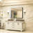 LED Metal Framed Anti-Fog Function 3 Color Adjustment Bathroom Mirror-1827015230