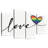 Kema Heart Love Wall Sign