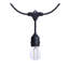 Guirlande 24 lumières à DEL 12 lumières S14 2700K CCT noir 120V