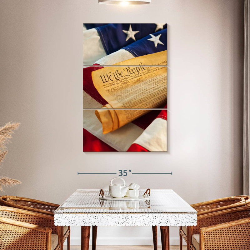 Keiri American Flag Preamble, 50" H x 32" W