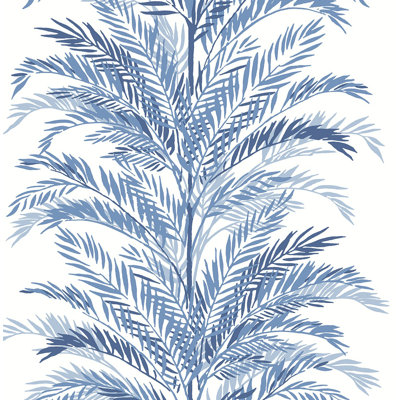 Rouleau de papier peint adhésif à motif de palmiers Keana L 9 pi x l 20,5 po Luxe Haven