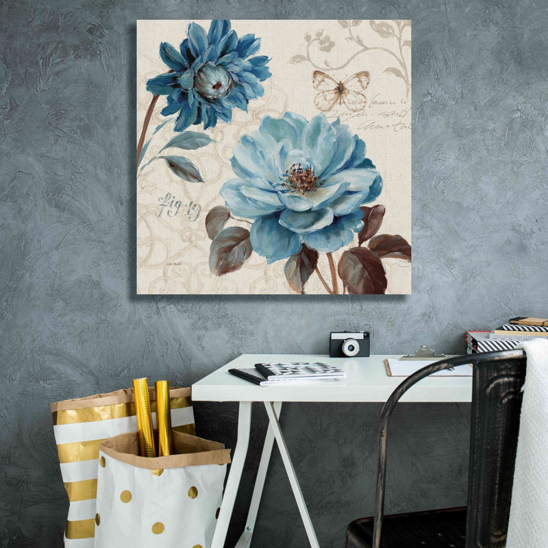 «A Blue Note III» par Lisa Audit, art mural sur toile, H 26 po x l 26 po x P 1,5 po