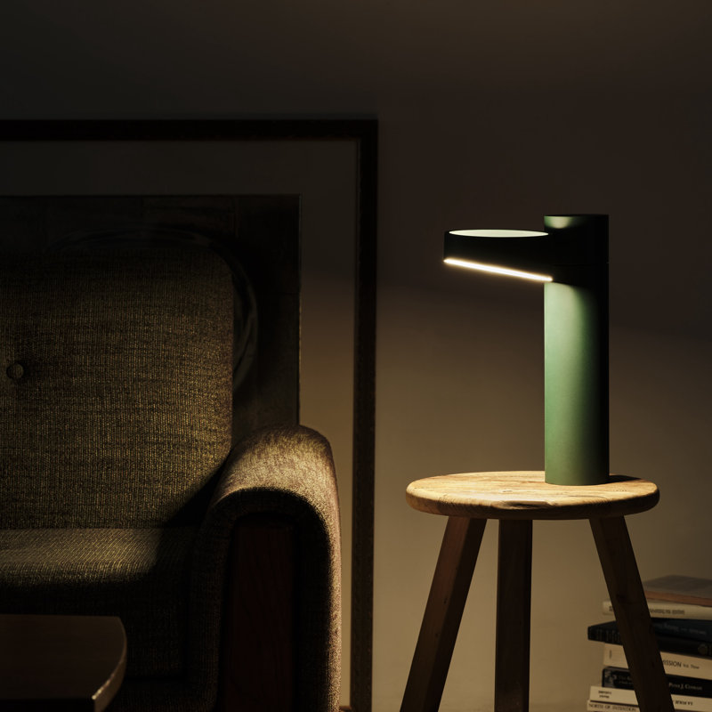 Owl LED Table Lamp, Gray