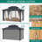 Hardtop Gazebo, With Curtains And Netting-103529277-103529279