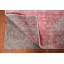 Tapis rose abstrait contemporain 5 x 7